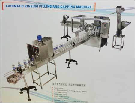 Automatic Rinsing Filling And Capping Machine