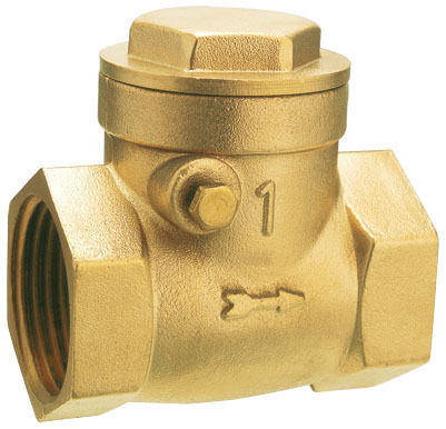 Brass Swing Check Valve - Brass Body, DN15-DN50 Nominal Diameter, 1.6Mpa Pressure | Customizable Sealing with PTFE O-Ring & Gasket, NBR FF Thread Compatibility