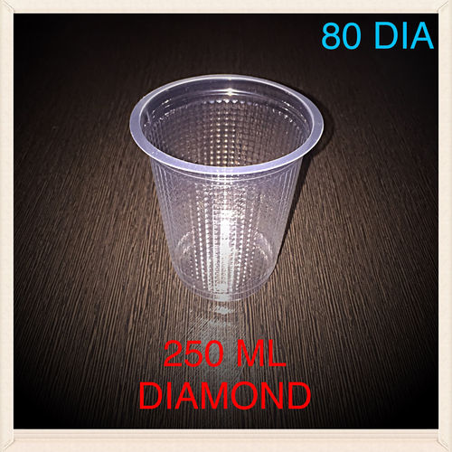 Disposable Glass (250ML Diamond)
