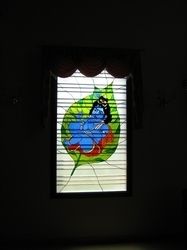 Krishna Stained Glass