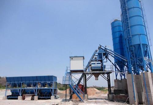 HZS75 Ready Mixed Concrete Mixing And Batching Plant