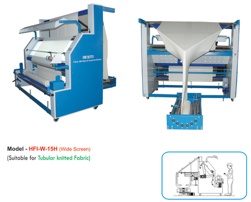 Tubular Fabric Slit Open And Inspection Cum Winding Machines By UNITEX SALES