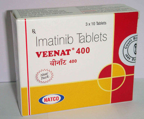 Veenat 400mg Tablet - Protein-Tyrosine Kinase Inhibitor, Effective for Chronic Myeloid Leukemia and Gastrointestinal Stromal Tumors