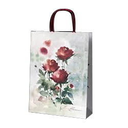 Flower Design Paper Bags