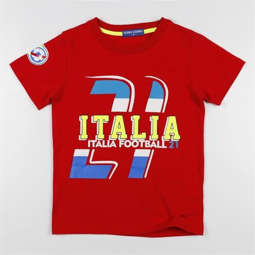 Red Short Sleeve O-Neck Kids T-Shirt Dimension(L*W*H): 22 X 14 X 8  Centimeter (Cm)