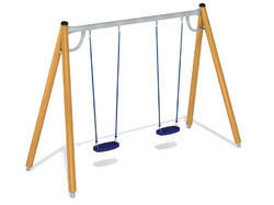 Swing Set - Durable Steel Frame With Weather-Resistant Finish , Advanced Safety Features