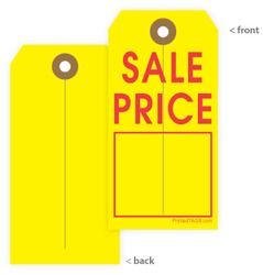 Printed Price Tag