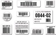 Barcode Sticker Label