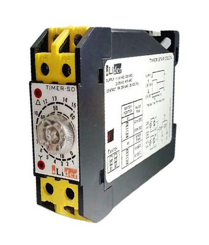 LIDER Star Delta Timer - Adjustable 0-60 Sec Timing, Dual Mode Operation | Selectable Star/Degree Pause Time 40 ms or 100 ms