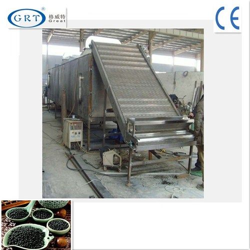 Tunnel Mesh Belt Hot Air Circulation Drying Machine For Black Soya Bean