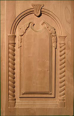 Carved Wood Door