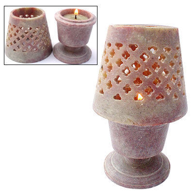 Handmade Antique Marble Candle Holder