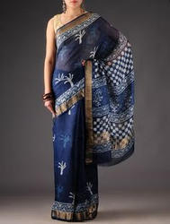 Indigo Saree