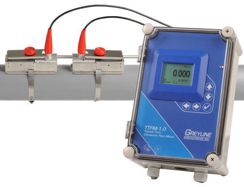 Red Ultrasonic Flow Meter