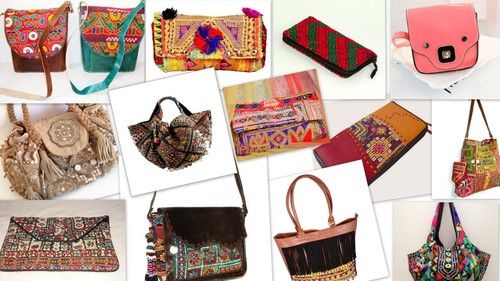 Girls Banjara Designer Leather Shoulder Handbags Application: For Industrial & Work Shop Use