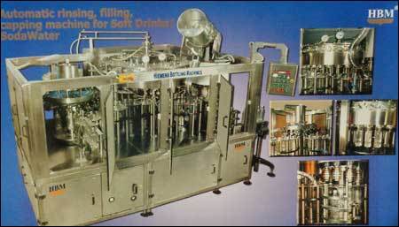 Automatic Rinsing, Filling, Capping Machine for Soft Drinks/Soda Water