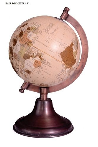 Antique Copper Globe