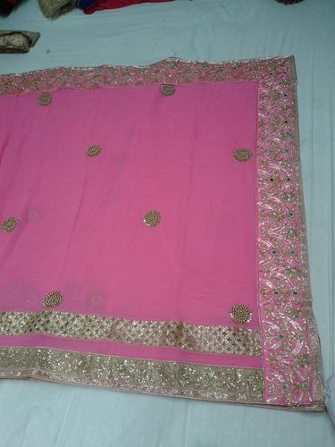 pink saree