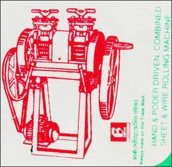 Hand And Poder Driven Combined Sheet And Wire Rolling Machine