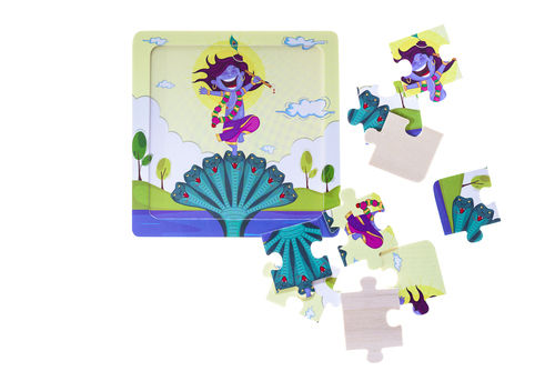 Krishna Kaliya Wooden Jigsaw Puzzle Application: Biomedical Fields