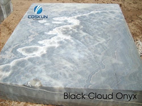 Black Cloud Onyx Marble Blocks and Slabs