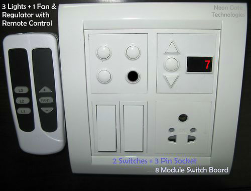 Remote Control Switch Board