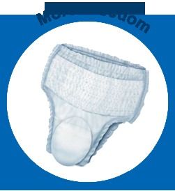 Highly Absorbant Plain White Disposable Adult Diaper, S to XL