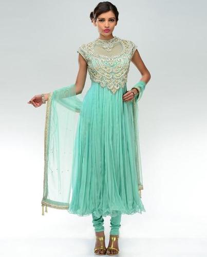 Fancy Cotton Salwar Kameez With Dupatta