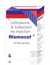 Rismocef 1.5g (Ceftriaxone Sodium 1g And Sulbactam 500mg)