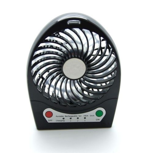 USB Multi Functional Portable Cooling Fan With Rechargeable Battery & 3 Speed Level - 2 Colours