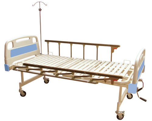 Deluxe Fowler Bed With Rails And I.V. Pole