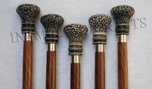 Round Head Wooden Walking Stick