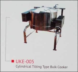 Cylindrical Tilting Type Bulk Cooker