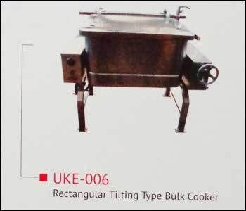 Rectangular Tilting Type Bulk Cooker 