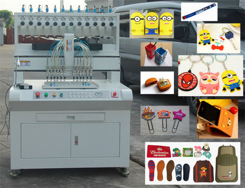 Polished Automatic Pvc And Silicone Dispenser Machine 12 Color High Yield Sgs Ce