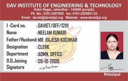 PVC ID Card