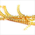 Gold Plated Sterling Silver Curb Chain