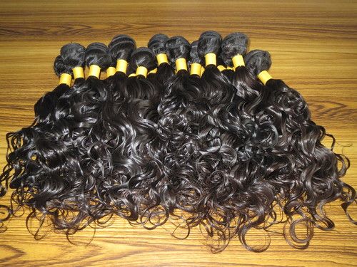 Golden Weft And Indian Human Hair