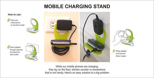 Mobile Charger Stand - Lightweight and Portable Design | Space-Saving, Long-Lasting, Innovative Gift