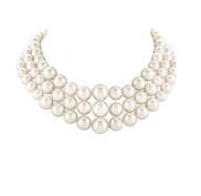 Gemstone Beads Pearl Necklace