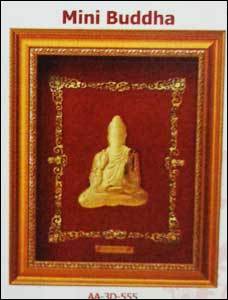 Mini Buddha Golden Frame
