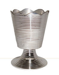 Rimmed Silver Votive