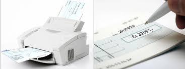 Cheque Printing Service