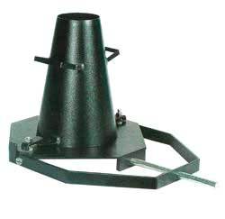 Slump Cone - Durable Metal, Standard Size 12x18 Inches | Ideal for Cement Testing