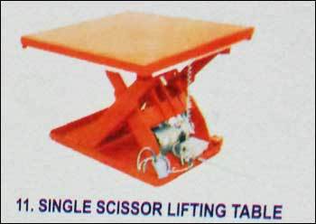 Single Scissor Lifting Table