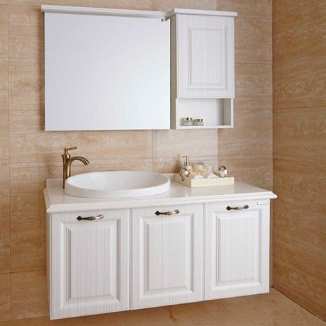 Fresh Style Pvc Tint Vertical Bar Bathroom Cabinet