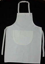 Plain White Kitchen Apron