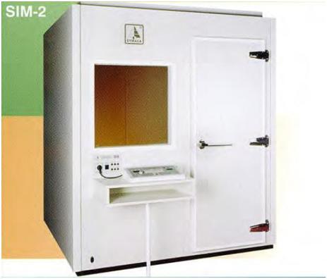 डबल वॉल, ट्रिपल विंडो और फोर्स्ड वेंटिलेशन के साथ SIM-2 एडवांस्ड ऑडियोमेट्रिक रूम