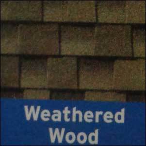 Weathered Wood Roofing Shingles
