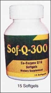 Sof Q 300 (Co Enzyme Q 10 300 mg and Vit E50mcg)
